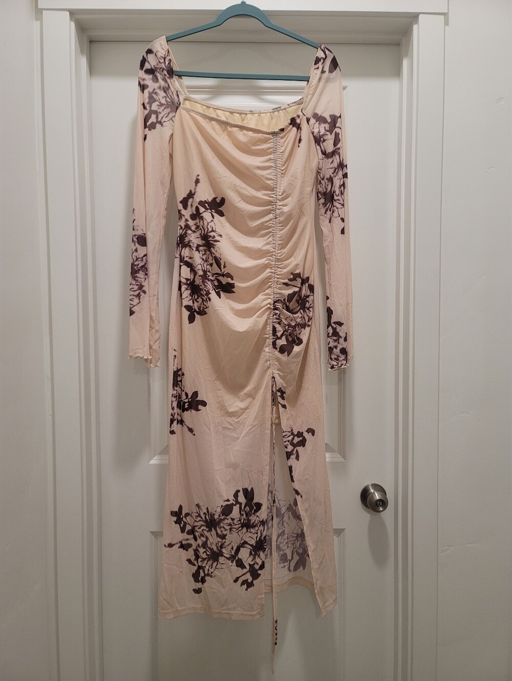 Sheer Floral Dress